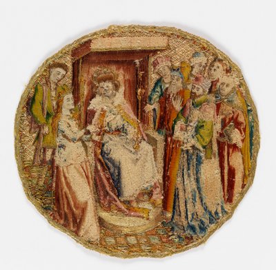 Santa Catalina confundiendo a los eruditos ante el emperador Majencio de Unknown artist
