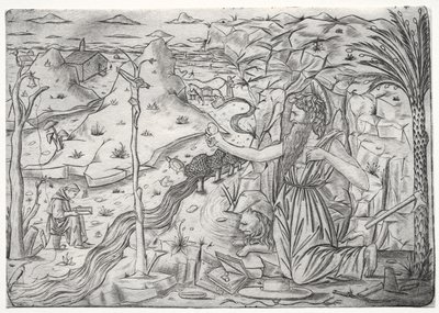 San Jerónimo en penitencia de Unknown artist