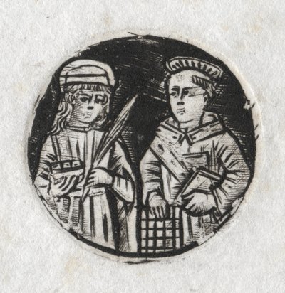 St. Lawrence and St. Lucy de Unknown artist