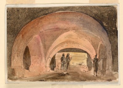 Diseño escénico, cripta con sarcófago de Unknown artist