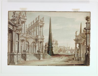 Diseño de escenario, Fantasía de Roma con el Castel Sant 