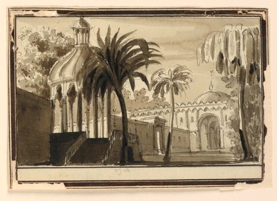 Diseño escénico, jardines orientales de Unknown artist