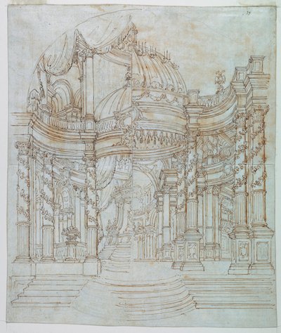 Diseño Escénico: Arquitectura del Palacio de Unknown artist