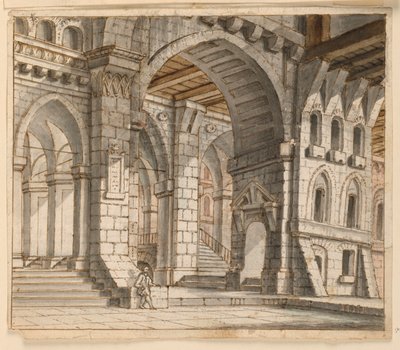 Diseño de Escenario, Interior del Palacio de Unknown artist