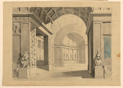 Diseño Escénico, Interior del Palacio de Unknown artist