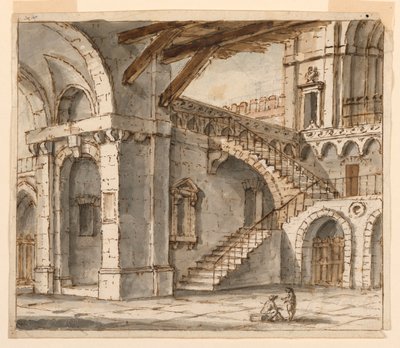 Diseño Escénico: Patio de la Prisión de Unknown artist