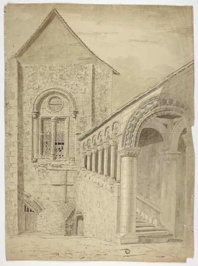 Escalera...Green Court, Canterbury de Unknown artist