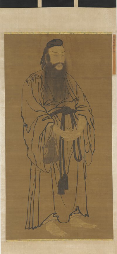 Figura de Pie de Lü Dongbin de Unknown artist