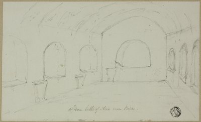 Baños de vapor de Nerón cerca de Baiae de Unknown artist