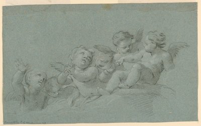Estudio de ángeles de Unknown artist