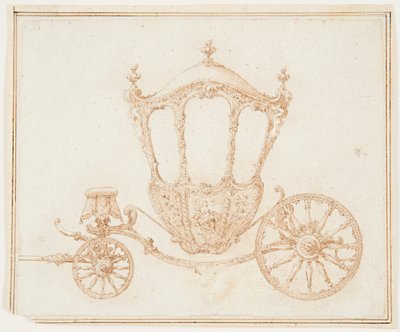 Estudio de un Carruaje de Unknown artist