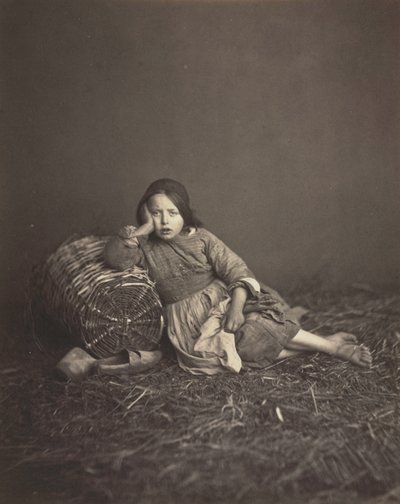 Study of a Young Peasant Girl de Unknown artist