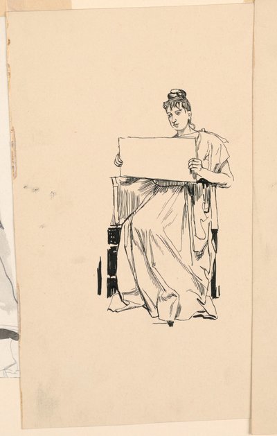 Estudio de una Joven de Unknown artist