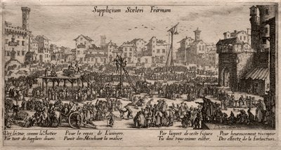 Supplicium sceleri Fraenum (Los Castigos) de Unknown artist