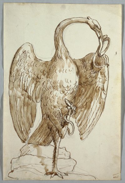 Cisne y Dos Serpientes de Unknown artist