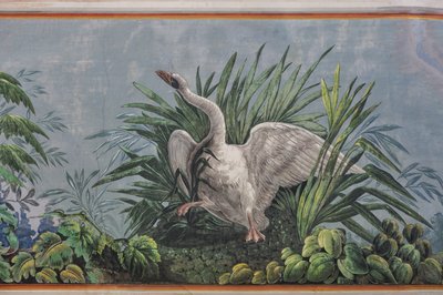 Cisne, detalle de 3743687 (fresco) de Unknown artist