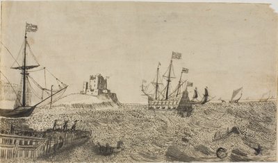 Barcos suecos frente a la costa de Unknown artist
