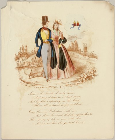 Dulce es el aliento de la mañana temprana (san valentín) de Unknown artist