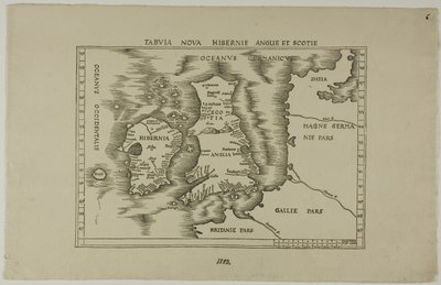 Tabuia Nova Hibernia Inglaterra y Escocia de Unknown artist