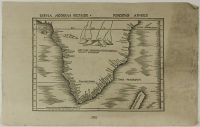 Tabula Moderna Secunde Porcionis Aphrice de Unknown artist