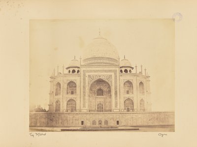 Taj Mahal. Agra de Unknown artist