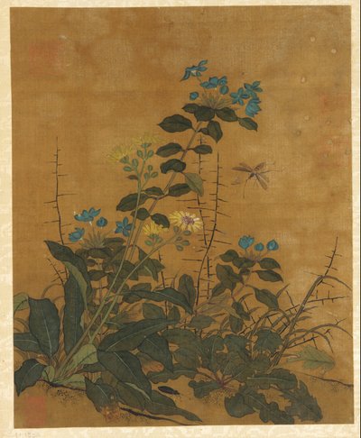 Diez imágenes de flores, frutas y pájaros de Unknown artist
