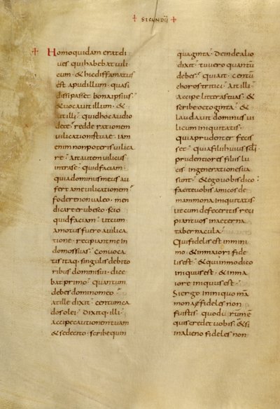 Página de texto de Unknown artist