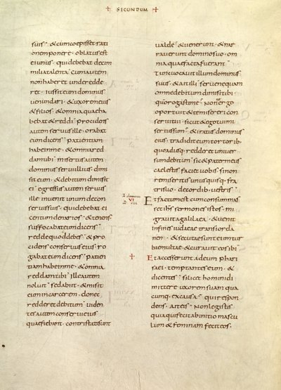 Página de texto de Unknown artist