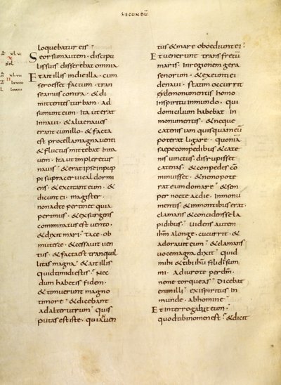 Página de texto de Unknown artist