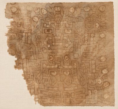Fragmento de Textil con Diosa del Algodón de Unknown artist
