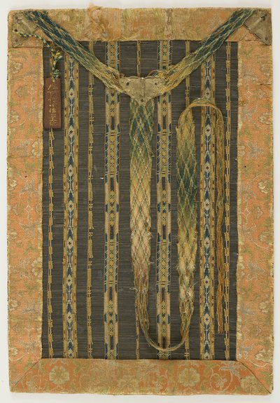 Envoltorio textil para Jingoji Sutras de Unknown artist