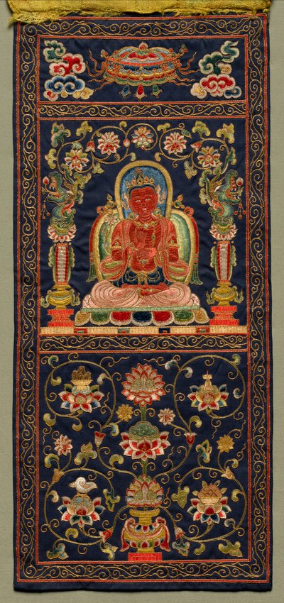 Thangka with the Seventh Bodhisattva de Unknown artist