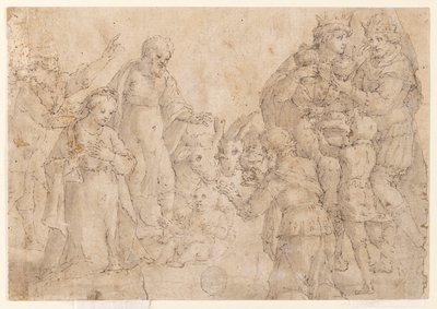 La adoración de los Magos de Unknown artist