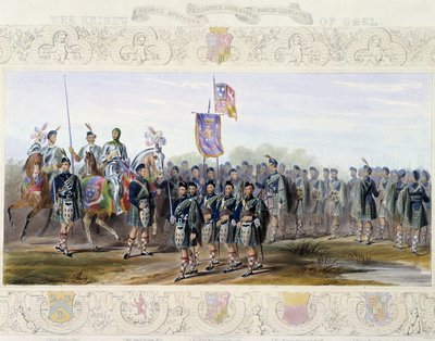 El ejército de Gales - en “Caballero de Inglaterra” por J. Whatman, ed. T. M
