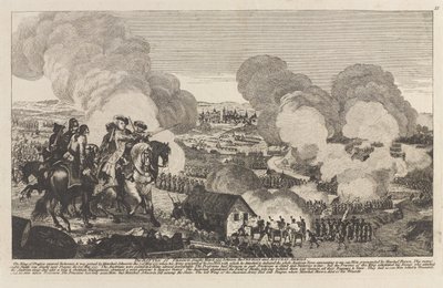 La Batalla de Praga, 6 de mayo de 1757 (grabado en línea) de Unknown artist