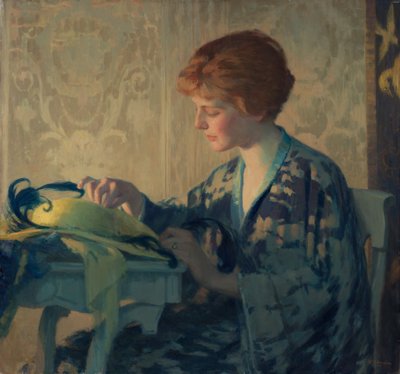 La pluma azul de Unknown artist
