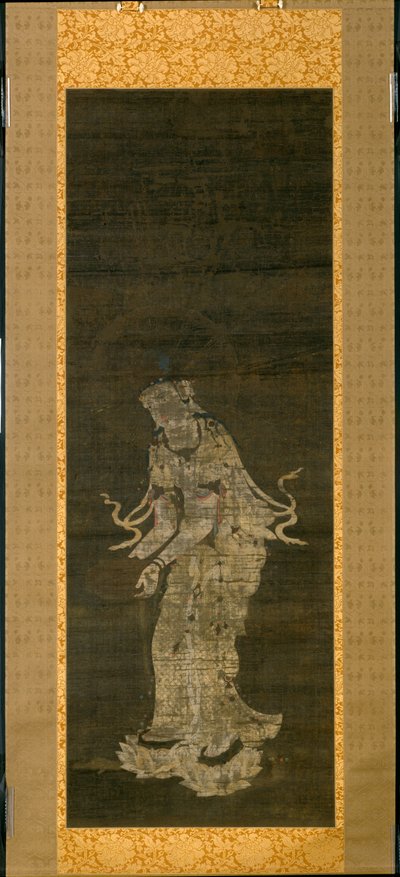 El Bodhisattva Kannon, del tríptico Aproximación a la Trinidad Amida de Unknown artist