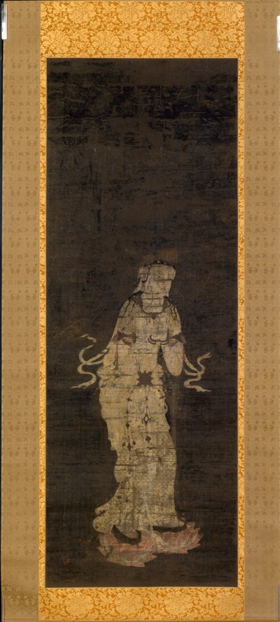 El Bodhisattva Seishi, del tríptico Aproximación a la Trinidad Amida de Unknown artist