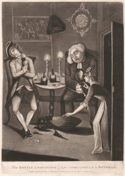 Los compañeros de la botella de Unknown artist