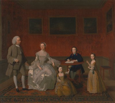 La familia Buckley-Boar de Unknown artist