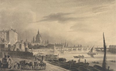 La City de Londres desde Somerset House de Unknown artist
