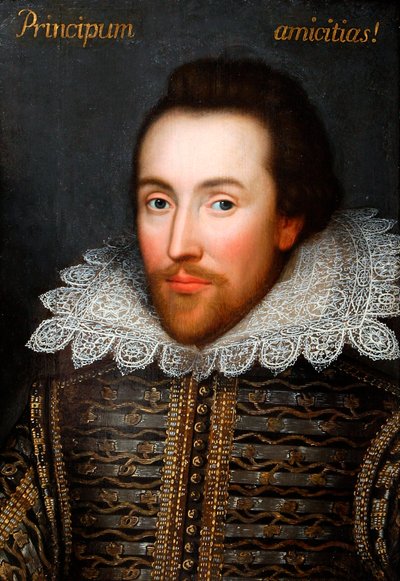 El retrato Cobbe de William Shakespeare (1564-1616) de Unknown artist