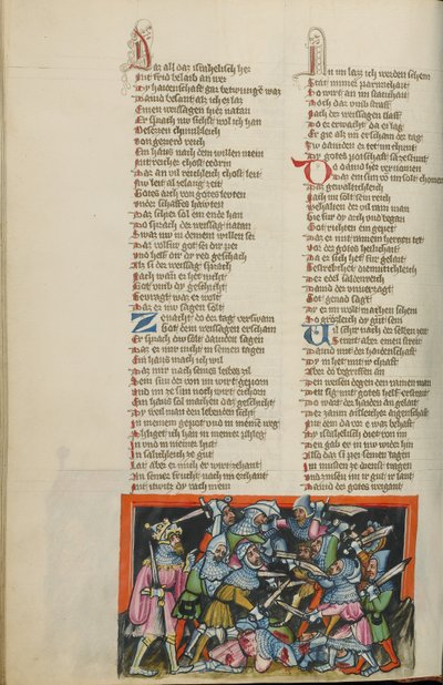 La derrota de los filisteos de Unknown artist