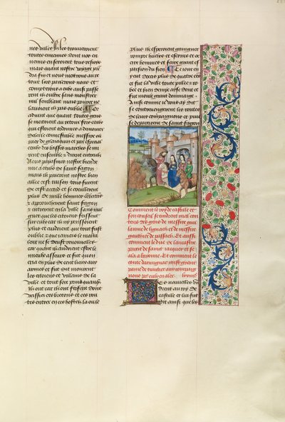 La salida de Juan de Gante de Santiago de Compostela de Unknown artist