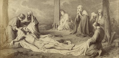 [La Deposición desde la Cruz por Paul Delaroche] de Unknown artist