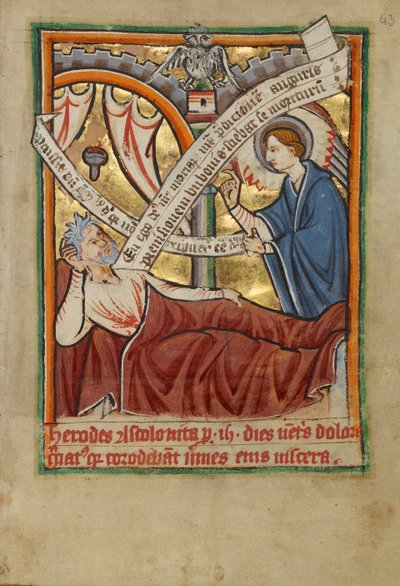 El sueño de José/El ángel que se aparece a Herodes de Unknown artist