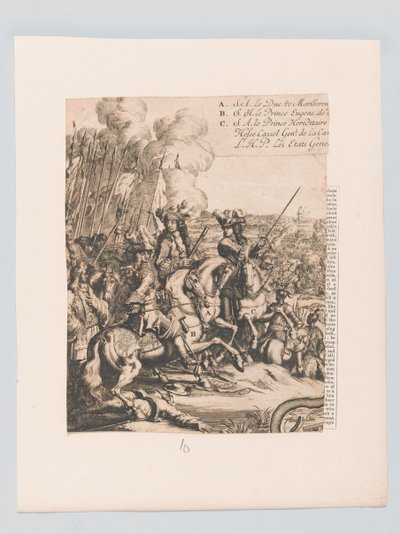 El Duque de Marlborough con sus Generales de Unknown artist