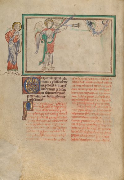 La Cuarta Trompeta: El oscurecimiento de un tercio de los cuerpos celestes de Unknown artist
