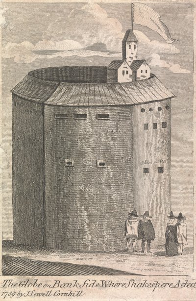 The Globe on Bank Side where Shakespeare Acted (publicado por J. Serrell); página 10 (Volumen Dos) de Unknown artist