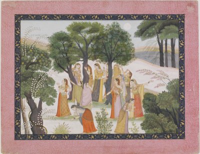 Las Gopis buscan a Krishna de un Bhagavata Purana de Unknown artist